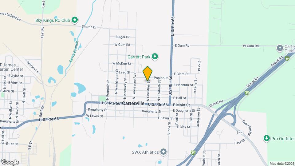 138 E Hannum St Map and Location Details