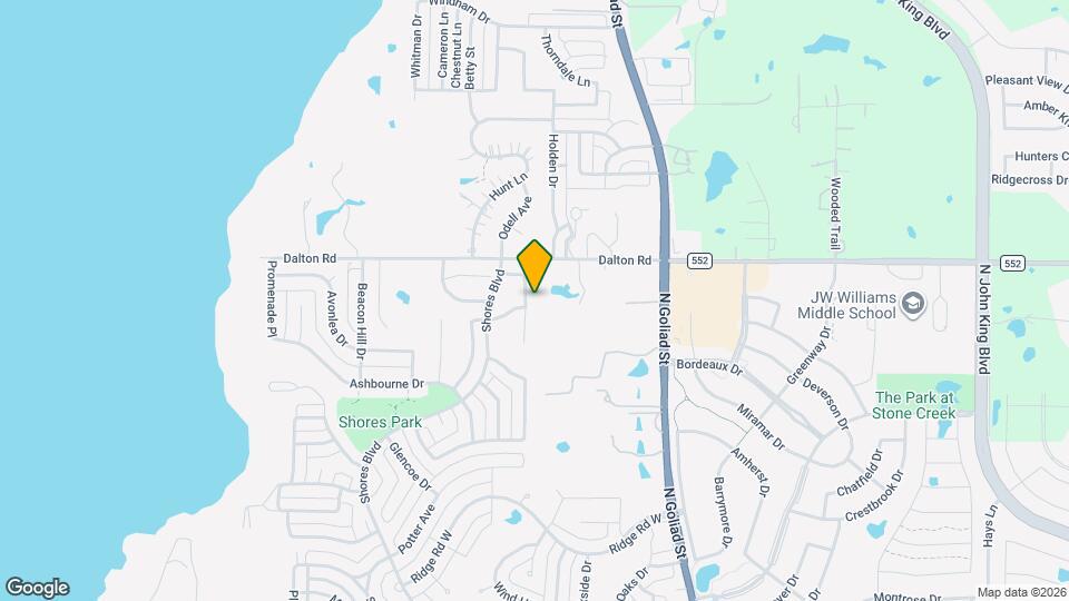 2750 Fern Valley Ln Map and Location Details