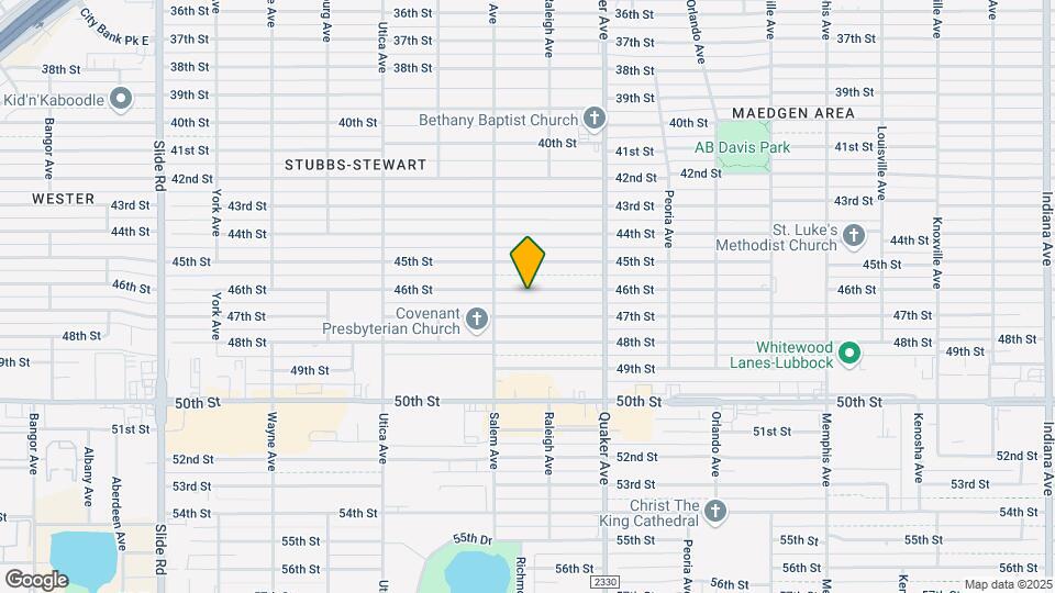 4507 46th St Map and Location Details