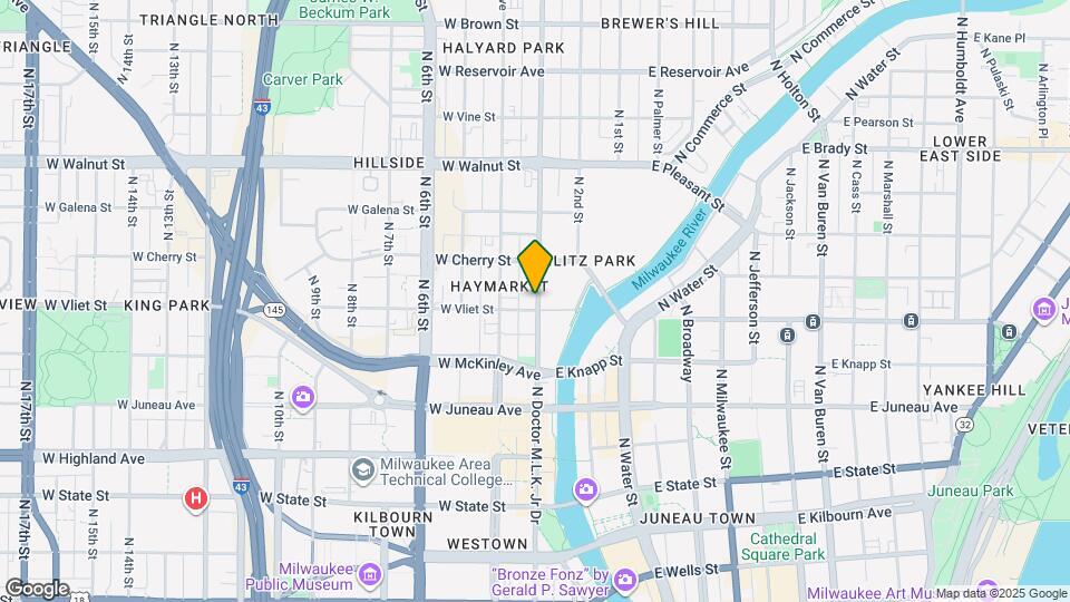 Park East Enterprise Lofts Map and Location Details