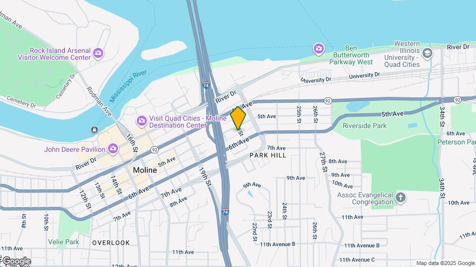 513 22nd St Map and Location Details