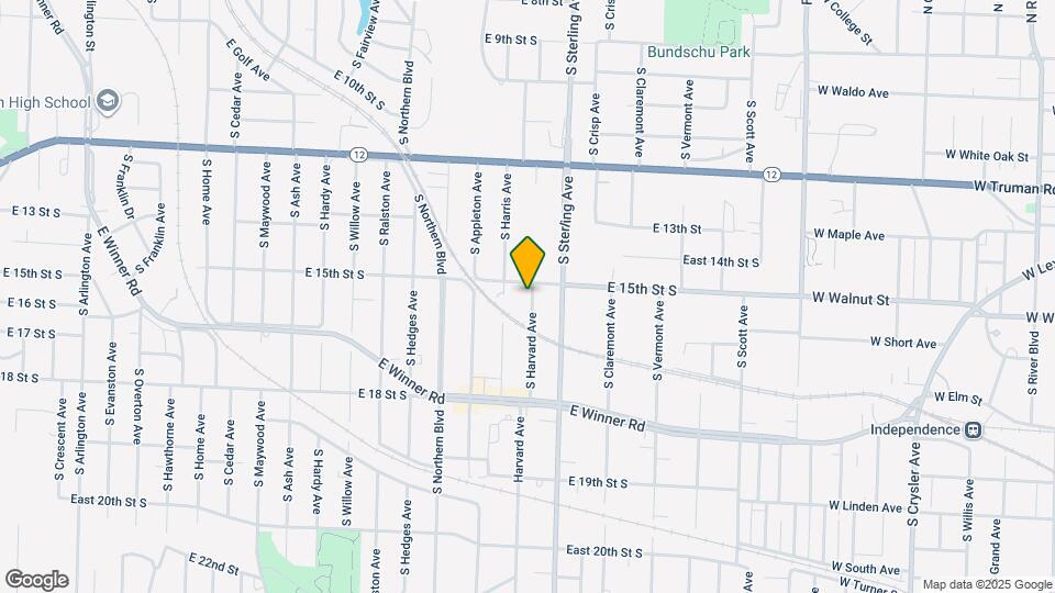 1510 S Harvard Ave Map and Location Details