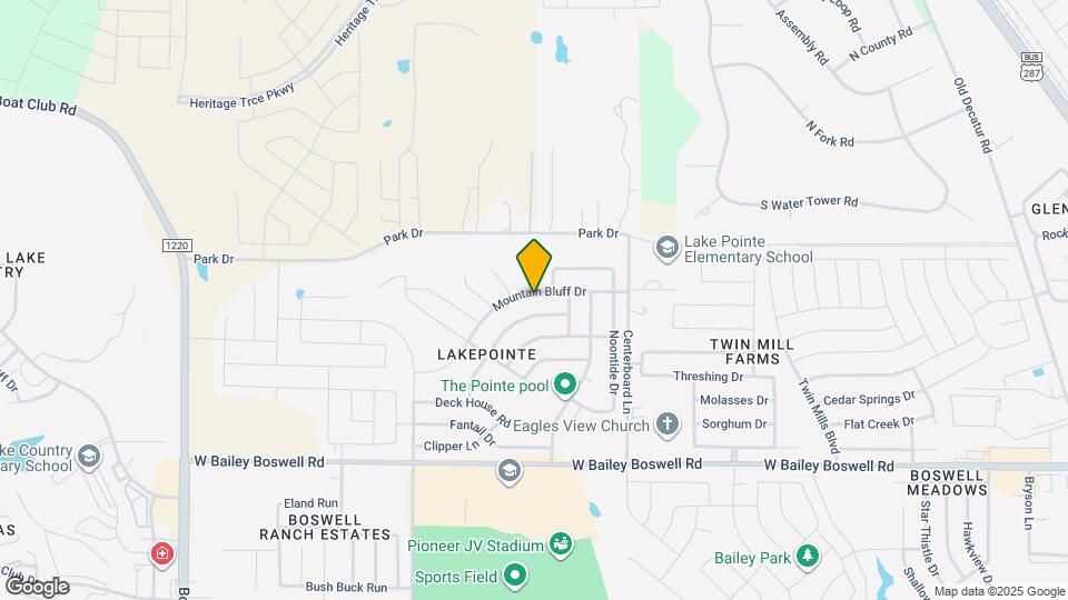 5817 Mountain Bluff Dr Map and Location Details