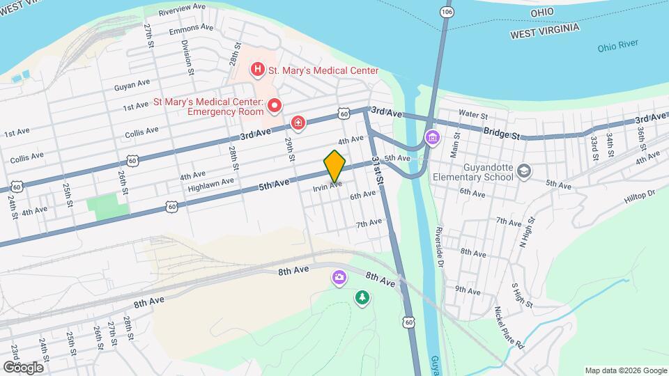 525 Baltimore St Mapa y Detalles de la Ubicación