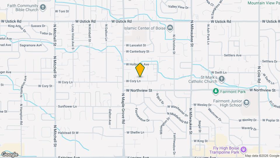 8810 W Cory Ln, Unit apatment 1 Map and Location Details