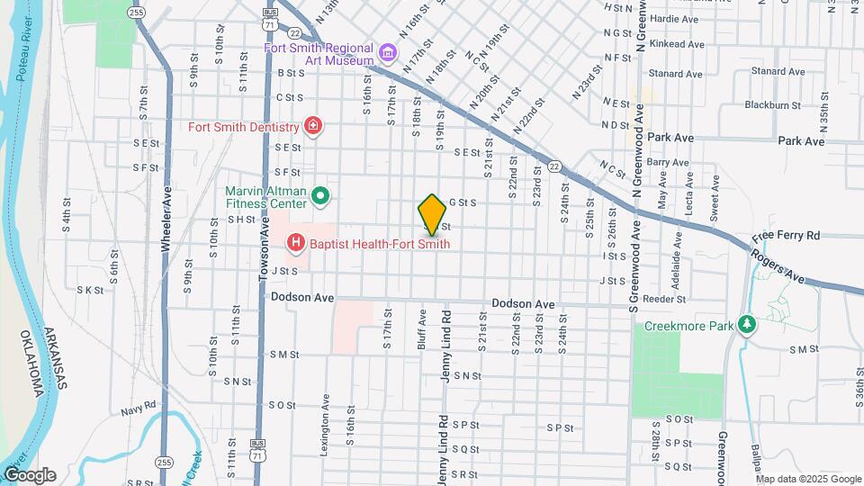 918 S 19th St Map and Location Details