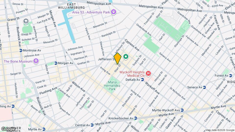 235 Starr St Map and Location Details