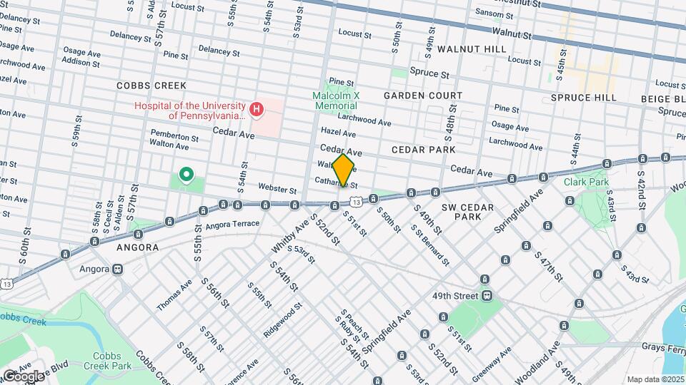 713 S 51st St Map and Location Details