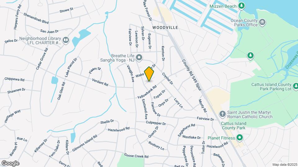 1015 Zircon Dr Map and Location Details