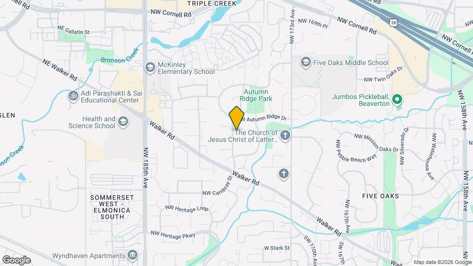 990 NW 178th Ave Map and Location Details