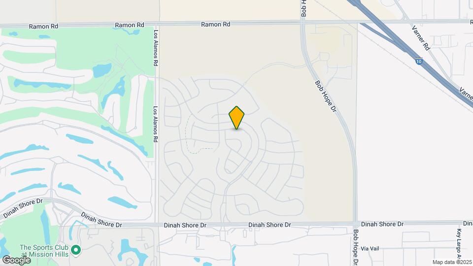 Del Webb at Rancho Mirage Map and Location Details