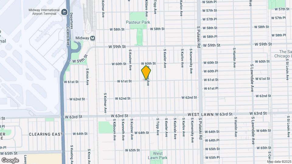 6100 S Kildare Ave, Unit 1 Mapa y Detalles de la Ubicación