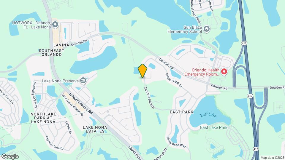 10016 Caroline Park Dr Mapa y Detalles de la Ubicación