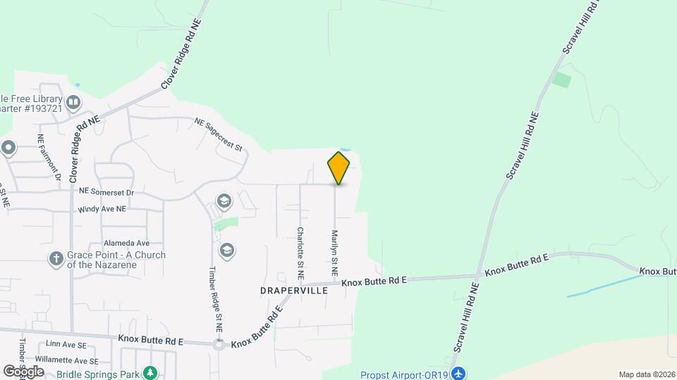 345 Marilyn St NE Map and Location Details