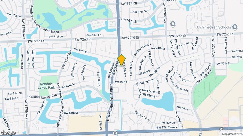13611 SW 77th St Map and Location Details