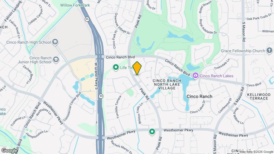 2906 Meadow Pond Dr Map and Location Details