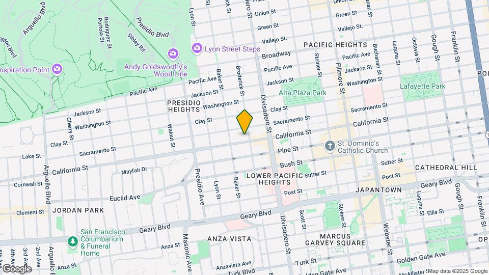 2908 California St Map and Location Details