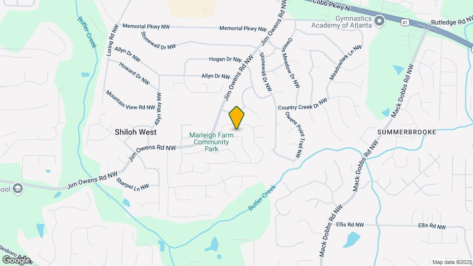 2654 Marleigh Farm Rd NW Map and Location Details