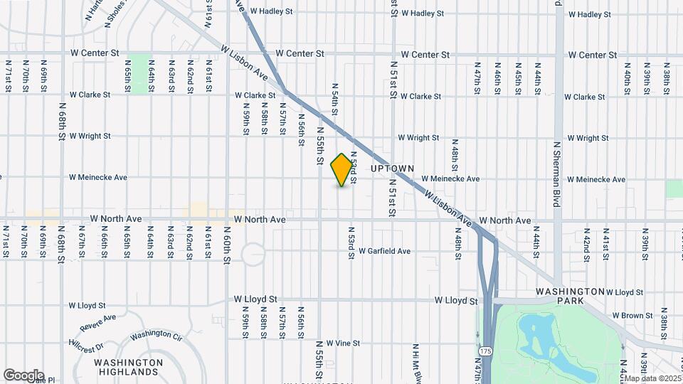 2354 N 54th St Map and Location Details