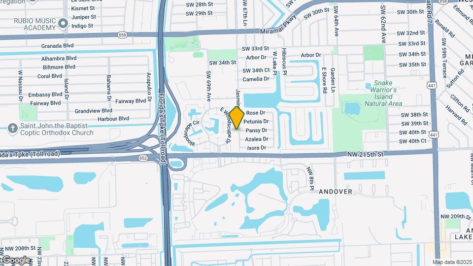 3900 SW 68th Ave Mapa y Detalles de la Ubicación