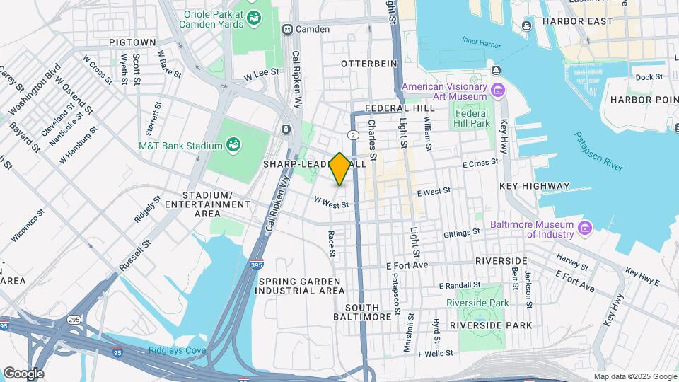 1119 Race St Map and Location Details