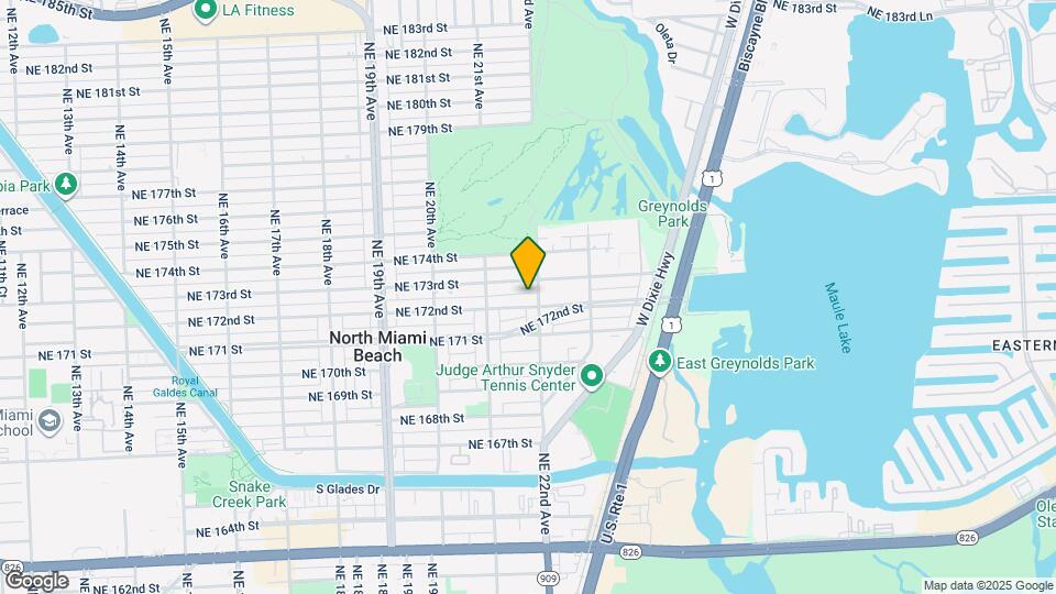 2191 NE 172nd St Map and Location Details