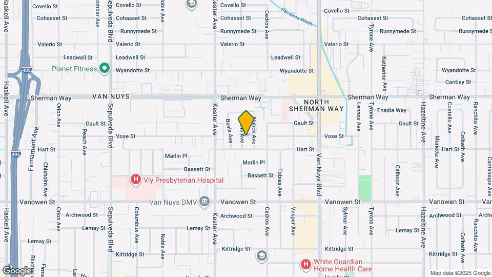 7022 Willis Ave Map and Location Details
