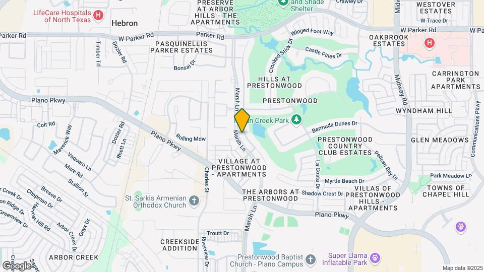 2633 Prestonwood Dr Map and Location Details