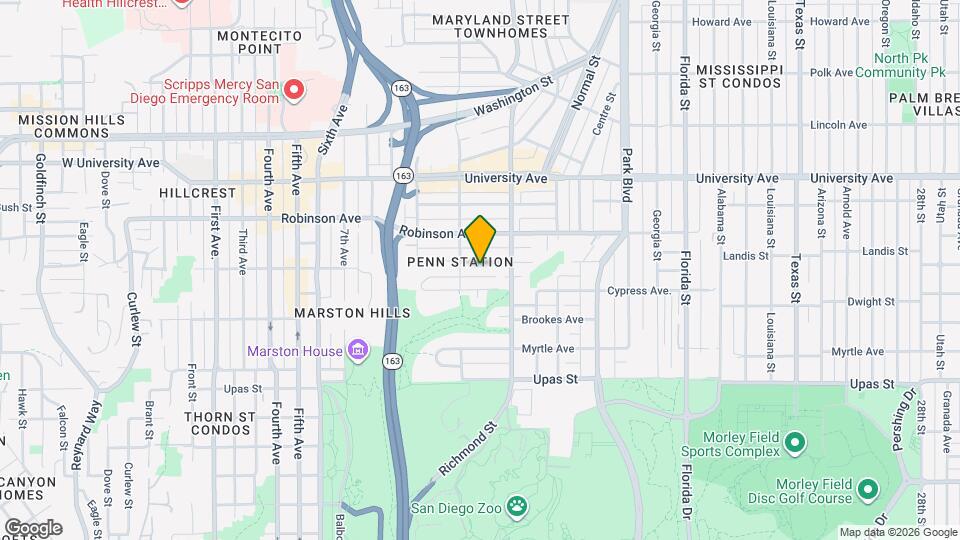 1231 Pennsylvania Ave Map and Location Details