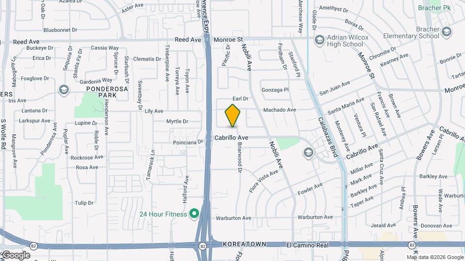 3516 Berry Way Map and Location Details