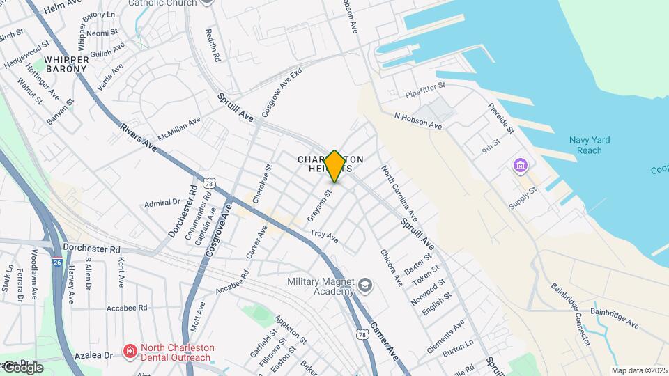 1907 Grayson St Map and Location Details