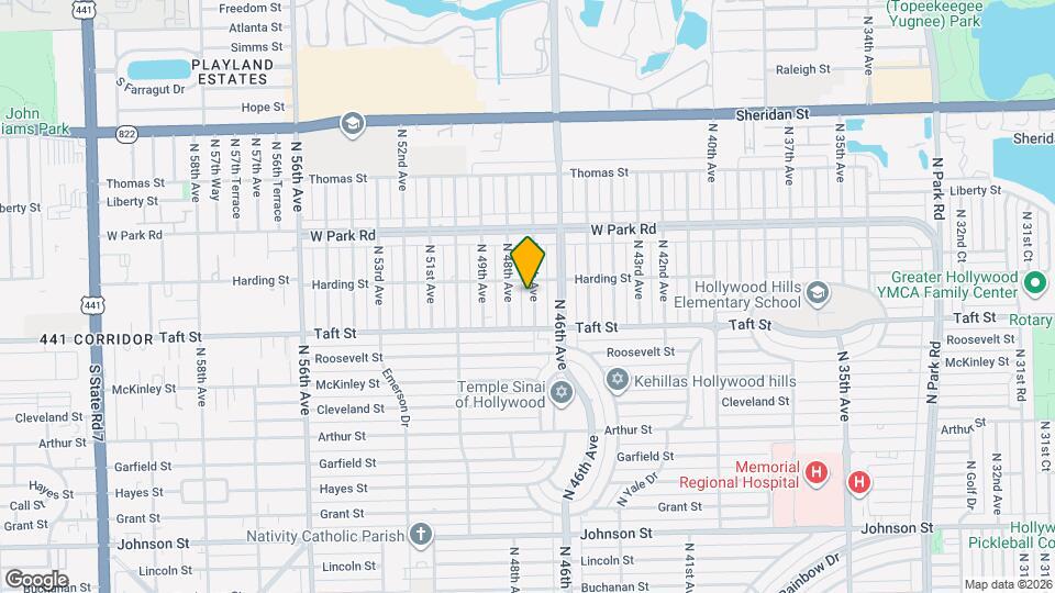 1810 N 47th Ave Mapa y Detalles de la Ubicación