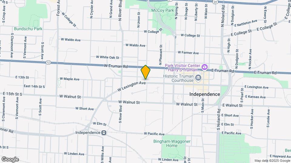 628 W Lexington Ave Map and Location Details
