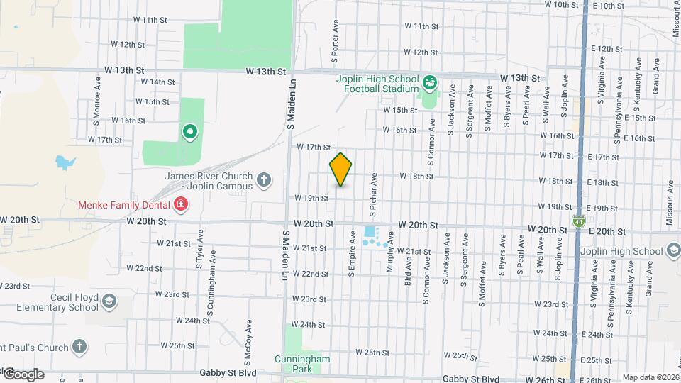 1825 Annie Baxter Ave Map and Location Details