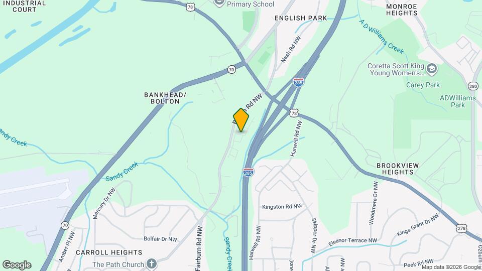 1054 Thatchwood Ave Map and Location Details