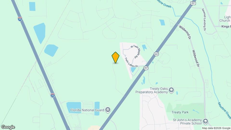 The Bradley St Augustine Map and Location Details