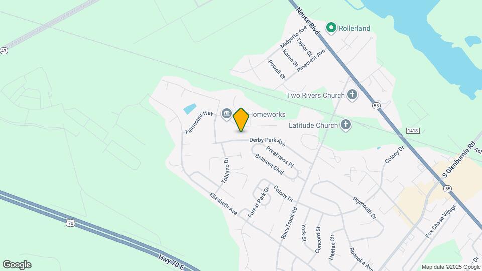 212 Derby Park Ave Map and Location Details