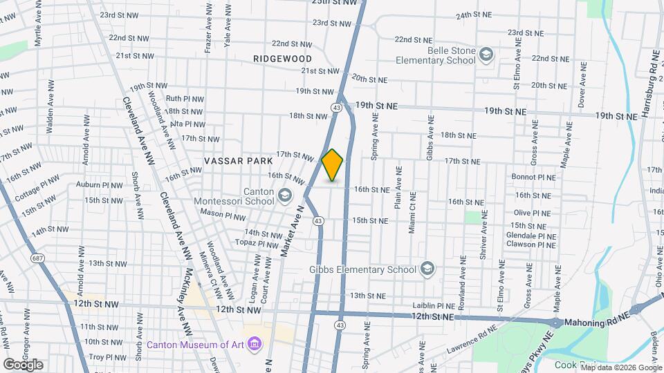 133 16th St NE Map and Location Details