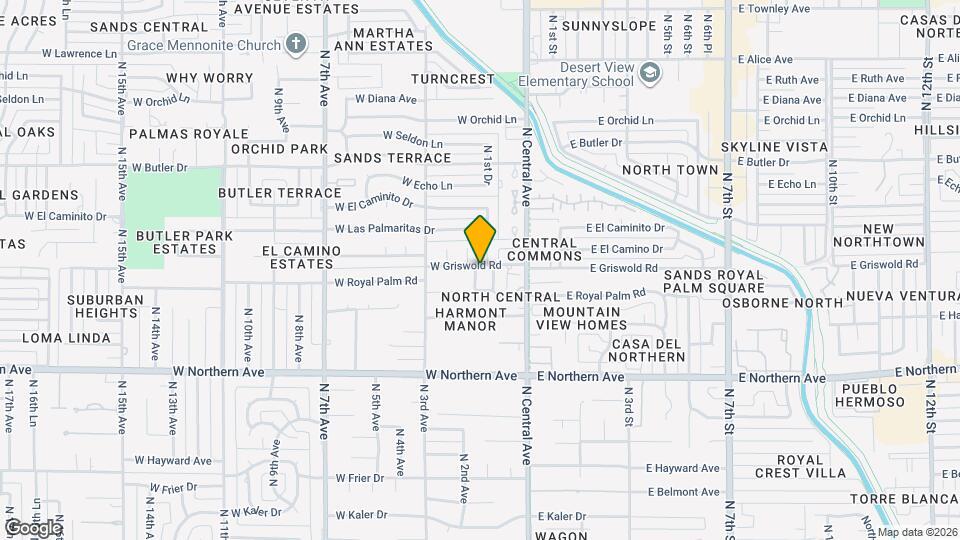 8161 N 1st Dr Map and Location Details