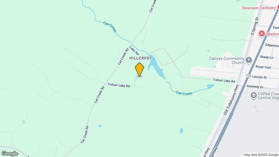 1127 Toliver Lake Rd Mapa y Detalles de la Ubicación
