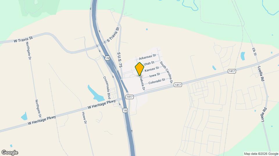 3502 S Dakota Dr Map and Location Details