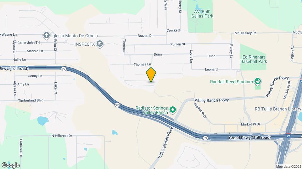 The Pointe at Valley Ranch Town Center Map and Location Details