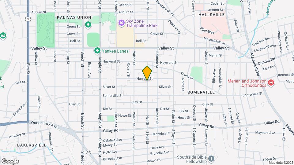 182 Hall St Map and Location Details