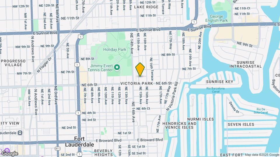 1500 NE 6th Ct Map and Location Details