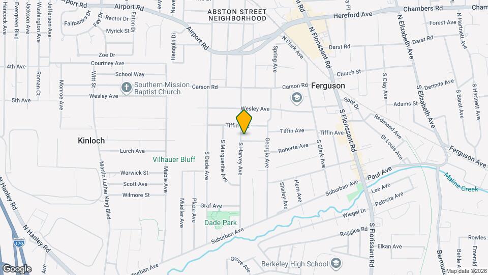 224 S Harvey Ave Map and Location Details