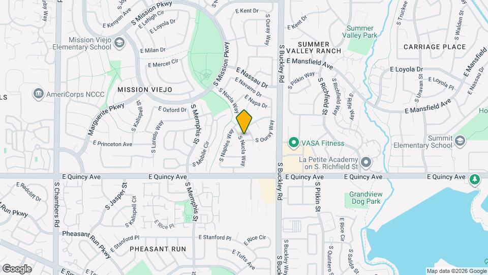 4186 S Nucla Way Map and Location Details