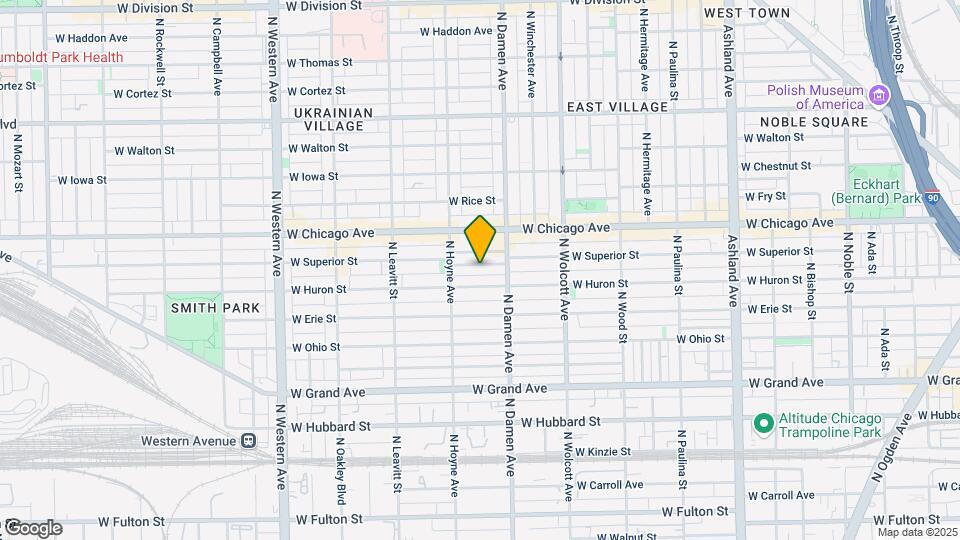 2029 W Superior St, Unit 2029 W Superior St Map and Location Details