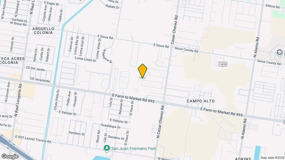 13 N Yellowwood St Map and Location Details