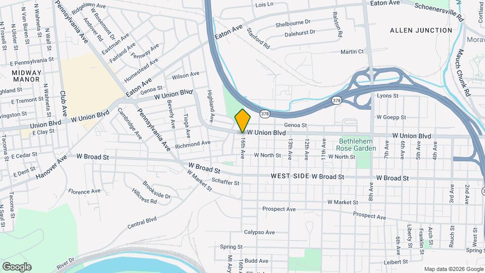 835 16th Ave Map and Location Details