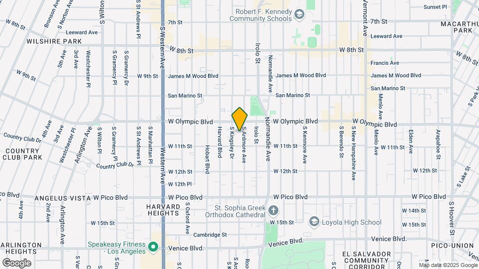 1035 S Ardmore Ave Map and Location Details